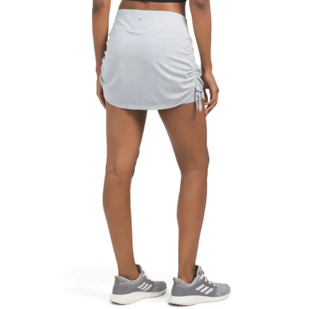New Kyodan Elastic Waistband Built-in Shorts Ruched Side Tennis Golf Skort - Picture 5 of 10